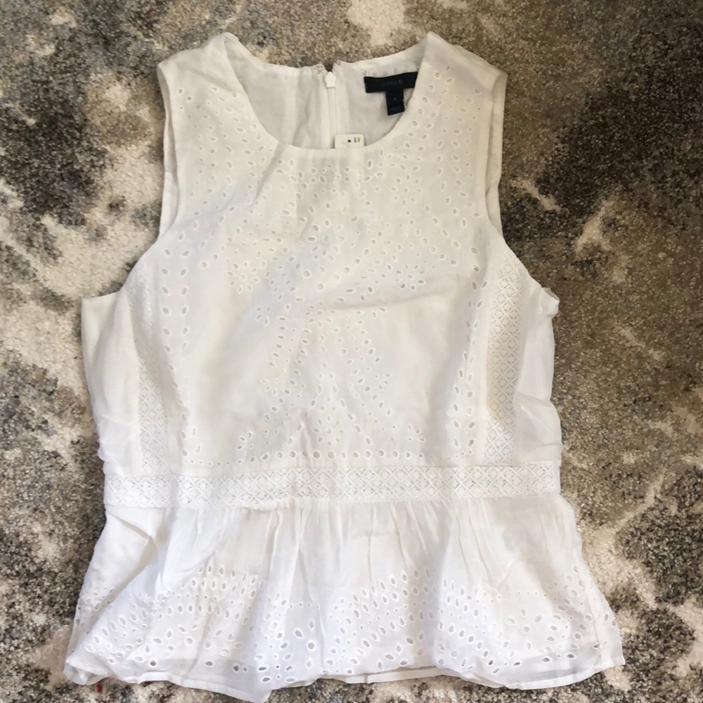 J. Crew Peplum Tank